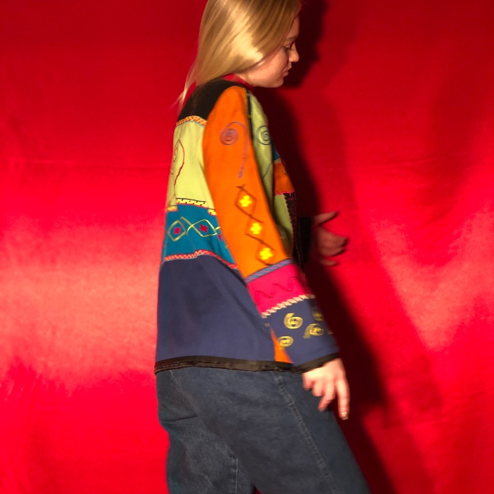 Colorblock jacket 🎾🌈🍬 - Picture 3 of 3